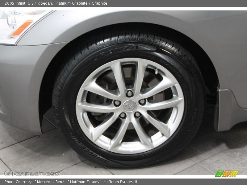 Platinum Graphite / Graphite 2009 Infiniti G 37 x Sedan