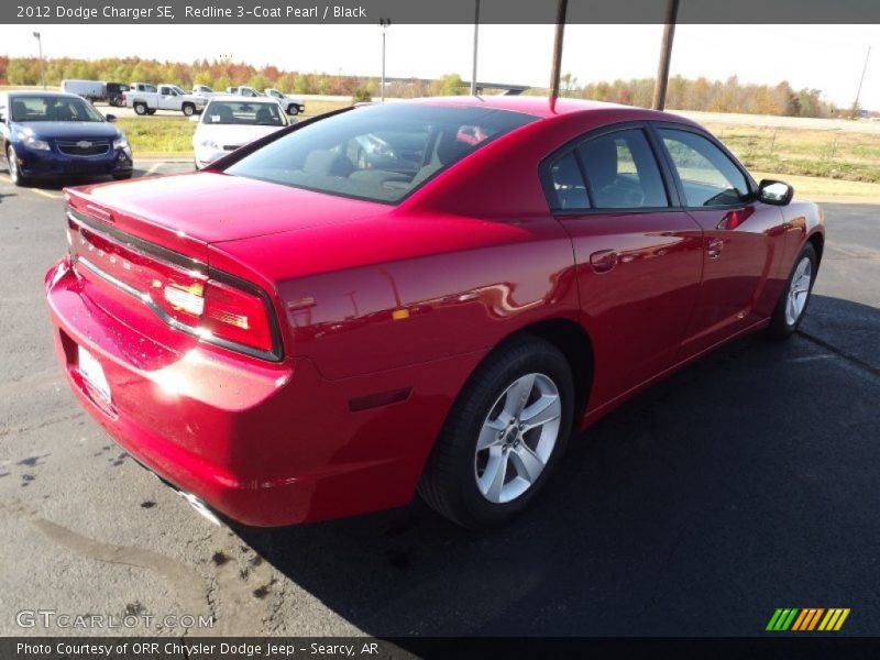 Redline 3-Coat Pearl / Black 2012 Dodge Charger SE