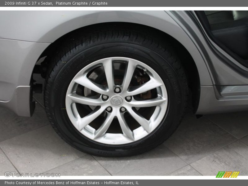 Platinum Graphite / Graphite 2009 Infiniti G 37 x Sedan