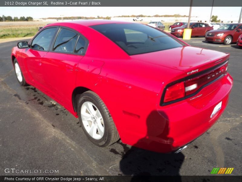 Redline 3-Coat Pearl / Black 2012 Dodge Charger SE