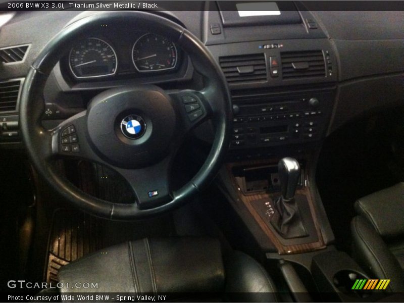 Titanium Silver Metallic / Black 2006 BMW X3 3.0i