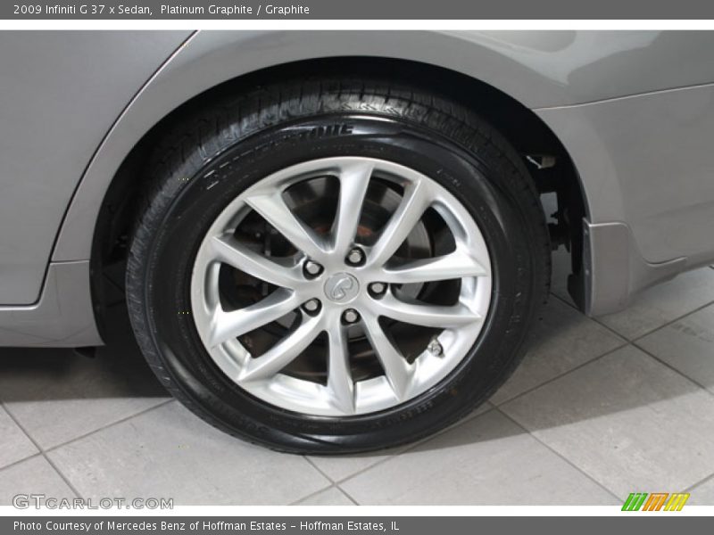 Platinum Graphite / Graphite 2009 Infiniti G 37 x Sedan