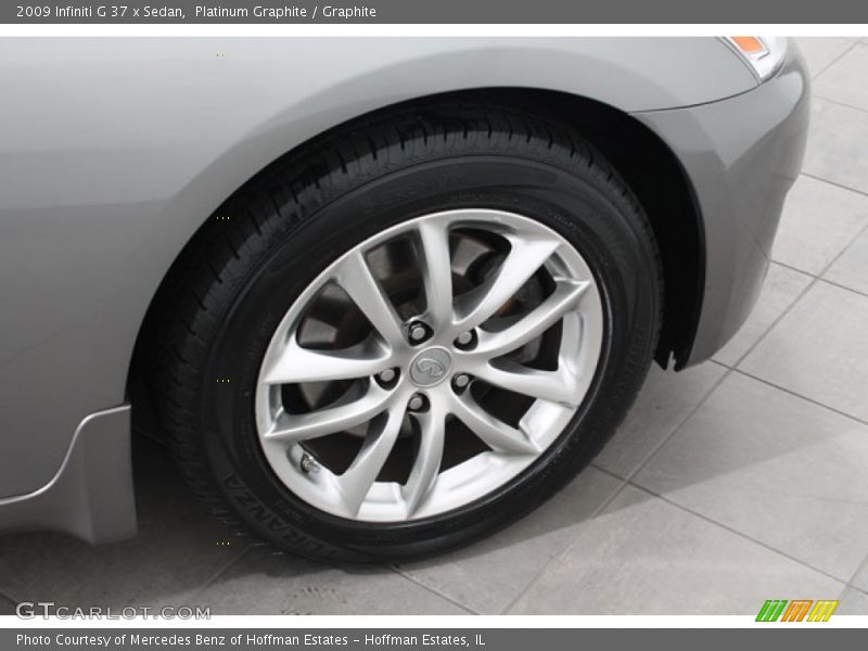 Platinum Graphite / Graphite 2009 Infiniti G 37 x Sedan