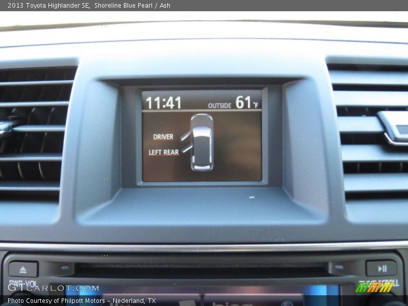 Shoreline Blue Pearl / Ash 2013 Toyota Highlander SE