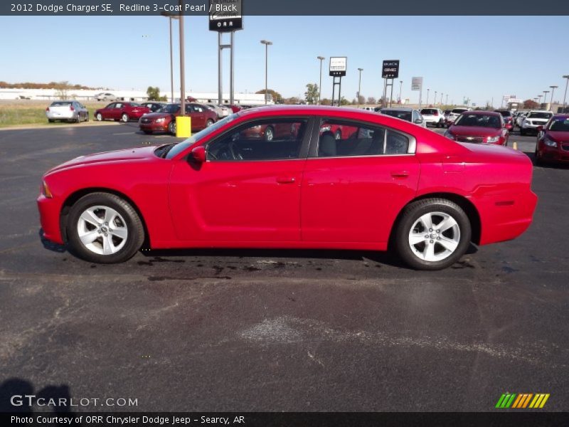 Redline 3-Coat Pearl / Black 2012 Dodge Charger SE
