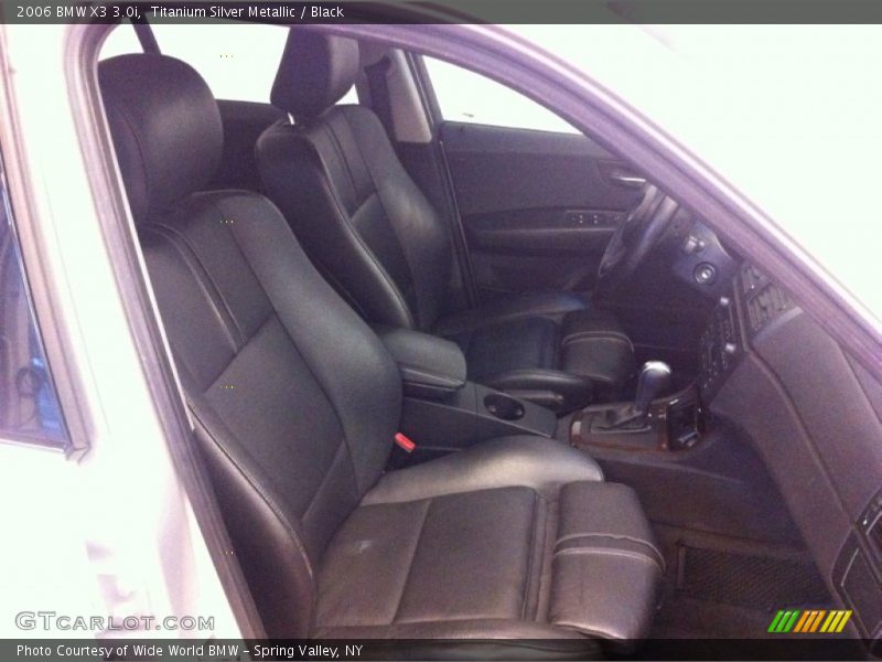 Titanium Silver Metallic / Black 2006 BMW X3 3.0i