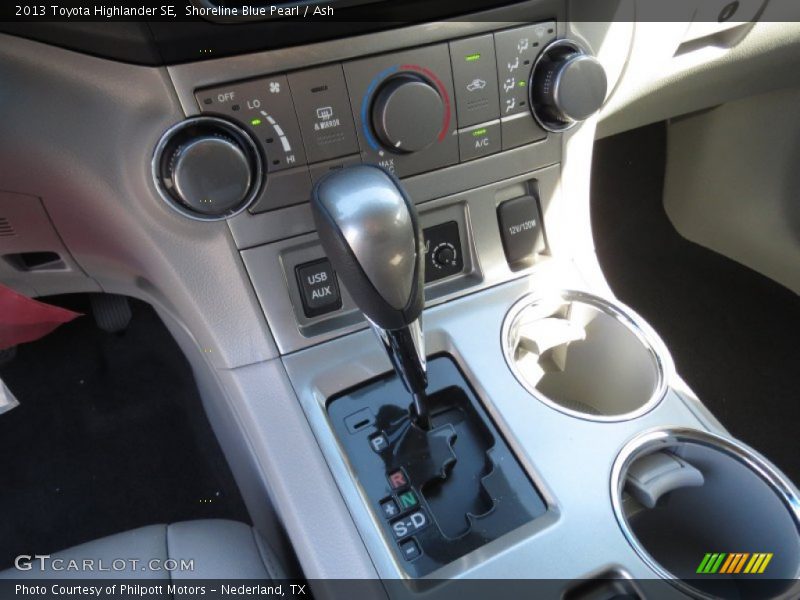Shoreline Blue Pearl / Ash 2013 Toyota Highlander SE