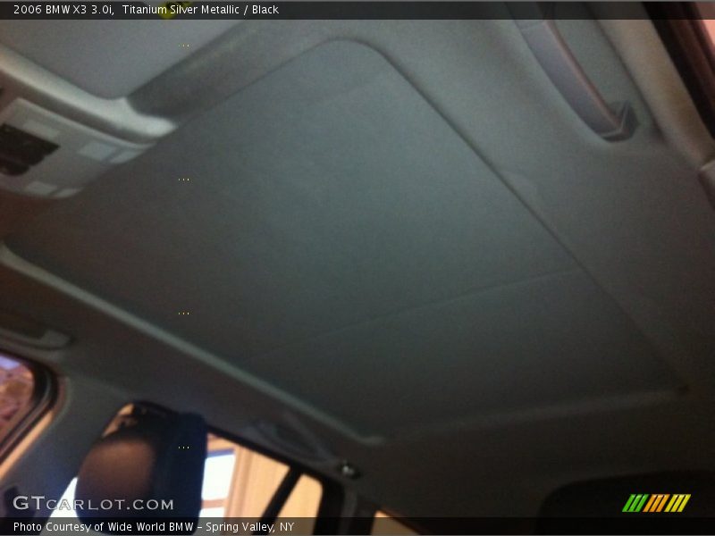 Titanium Silver Metallic / Black 2006 BMW X3 3.0i