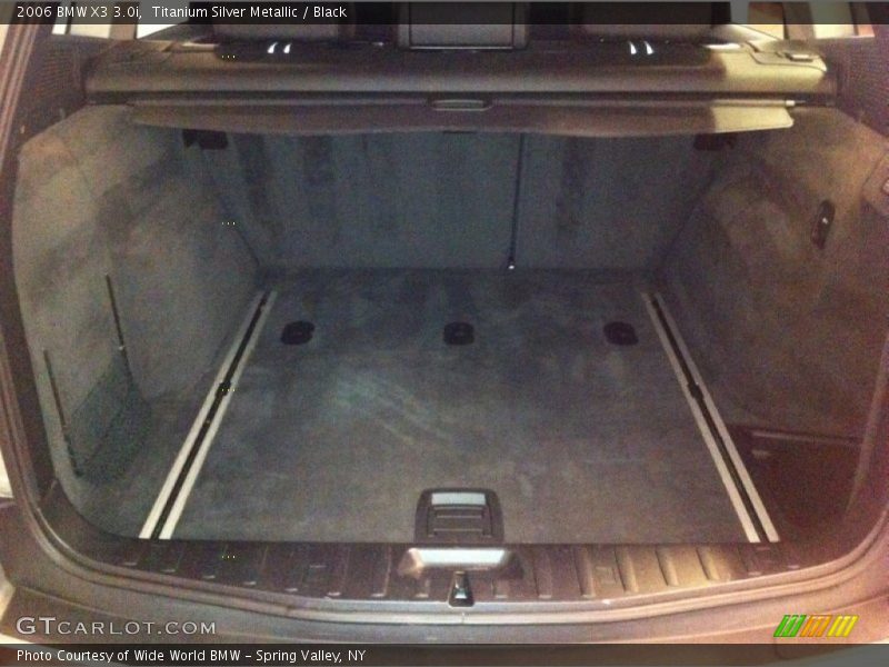 Titanium Silver Metallic / Black 2006 BMW X3 3.0i
