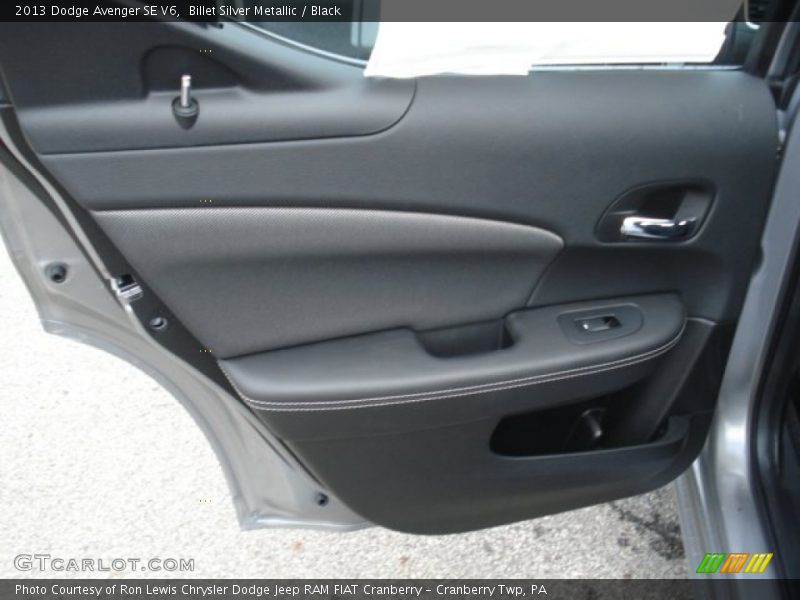 Billet Silver Metallic / Black 2013 Dodge Avenger SE V6