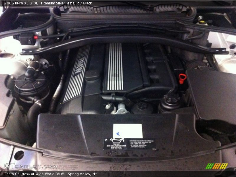 Titanium Silver Metallic / Black 2006 BMW X3 3.0i