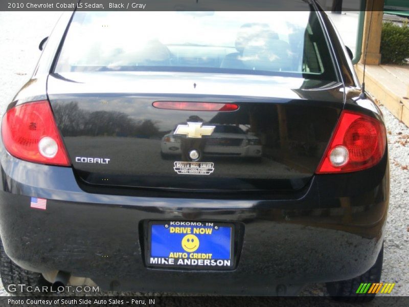 Black / Gray 2010 Chevrolet Cobalt LS Sedan