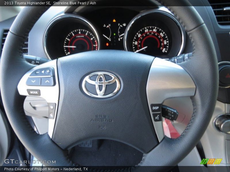Shoreline Blue Pearl / Ash 2013 Toyota Highlander SE