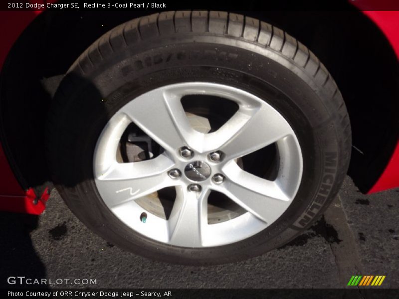 Redline 3-Coat Pearl / Black 2012 Dodge Charger SE