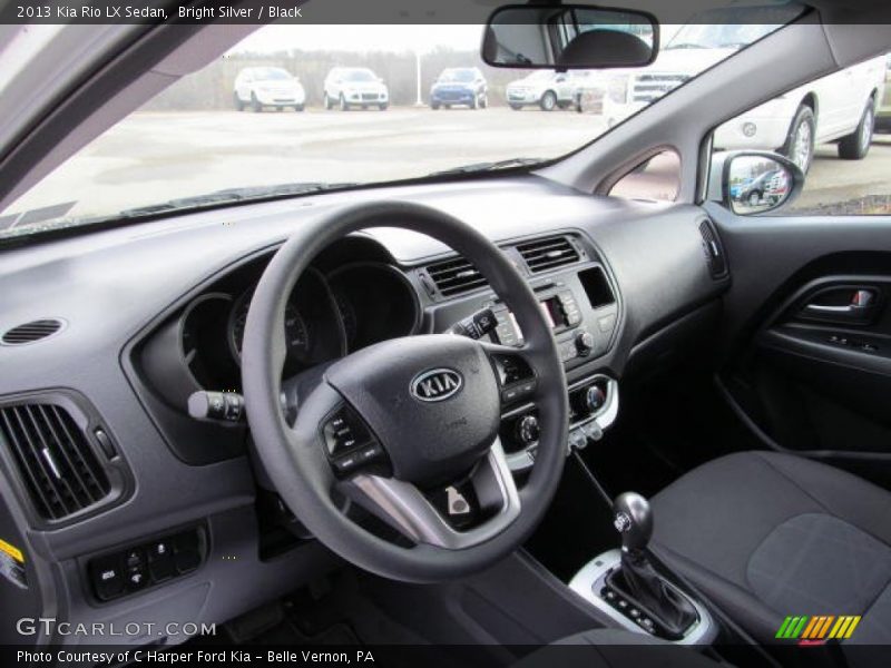 Black Interior - 2013 Rio LX Sedan 