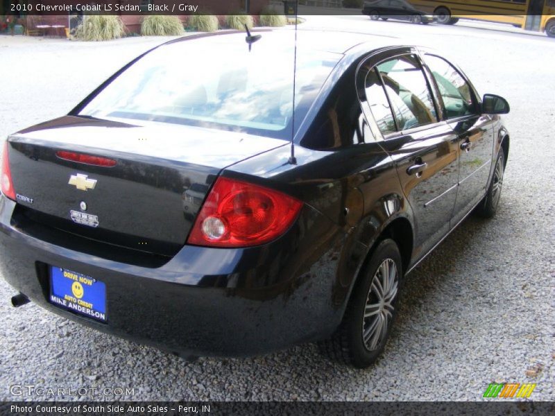 Black / Gray 2010 Chevrolet Cobalt LS Sedan