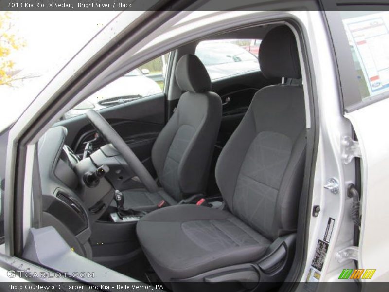 Front Seat of 2013 Rio LX Sedan