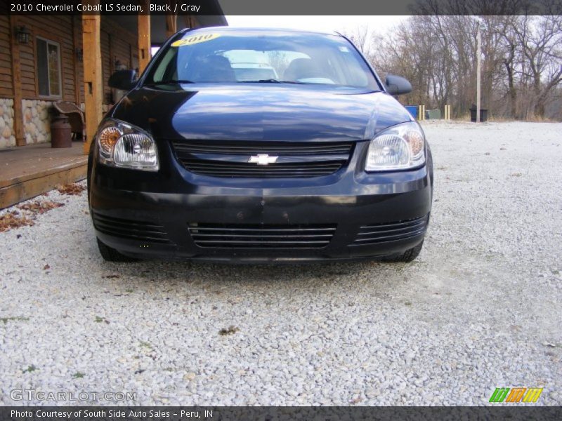 Black / Gray 2010 Chevrolet Cobalt LS Sedan