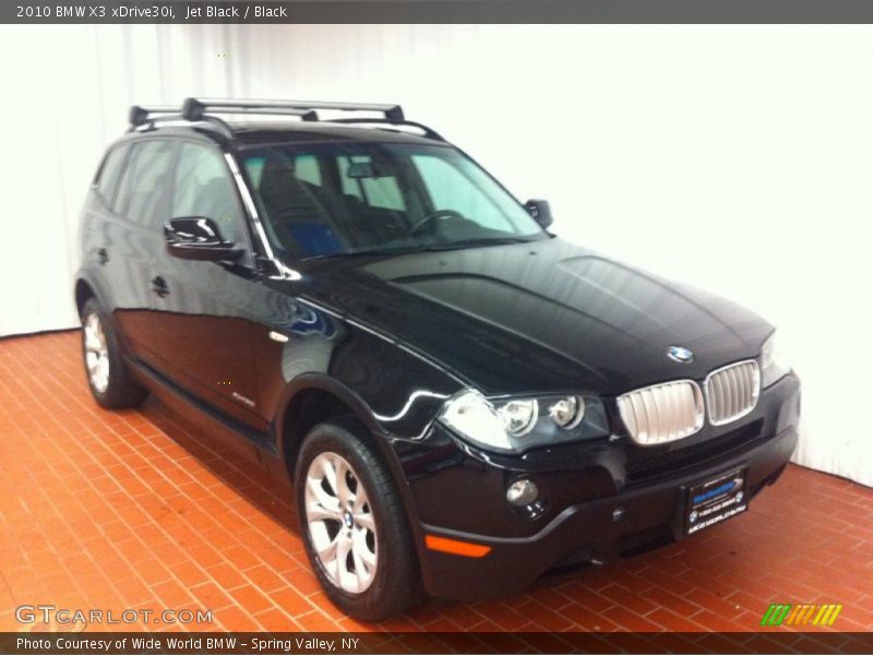 Jet Black / Black 2010 BMW X3 xDrive30i