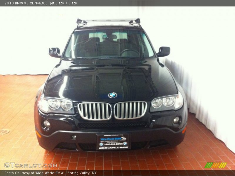 Jet Black / Black 2010 BMW X3 xDrive30i