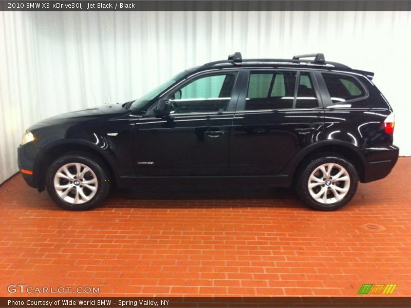 Jet Black / Black 2010 BMW X3 xDrive30i