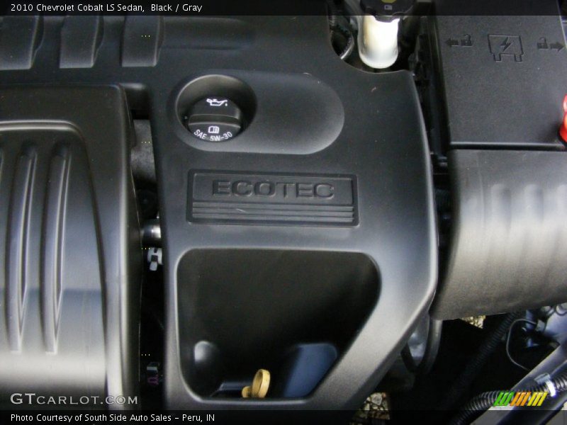 Black / Gray 2010 Chevrolet Cobalt LS Sedan