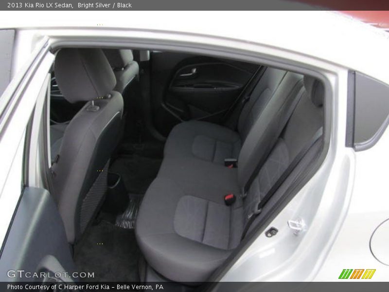 Bright Silver / Black 2013 Kia Rio LX Sedan