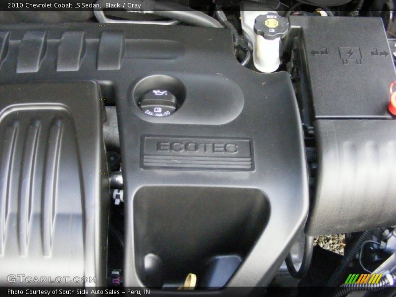 Black / Gray 2010 Chevrolet Cobalt LS Sedan