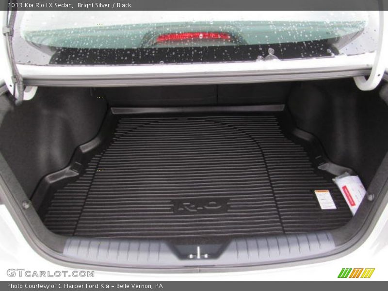 Bright Silver / Black 2013 Kia Rio LX Sedan