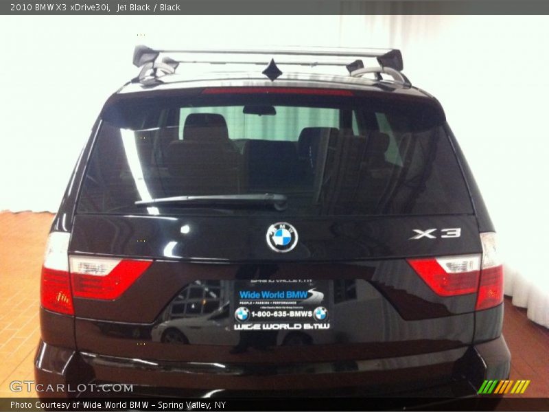 Jet Black / Black 2010 BMW X3 xDrive30i