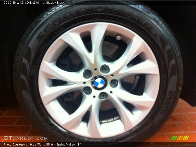 Jet Black / Black 2010 BMW X3 xDrive30i