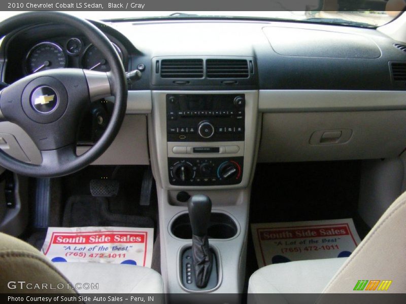 Black / Gray 2010 Chevrolet Cobalt LS Sedan