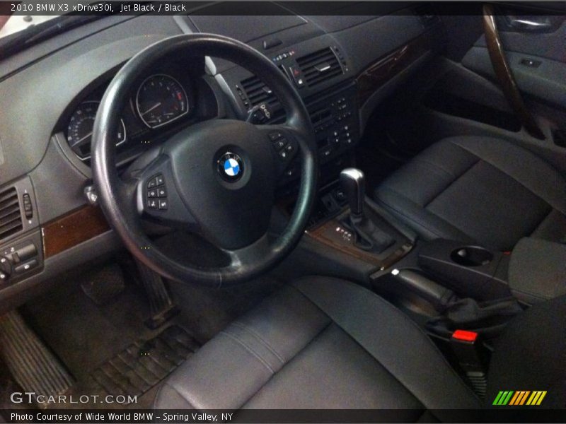 Jet Black / Black 2010 BMW X3 xDrive30i