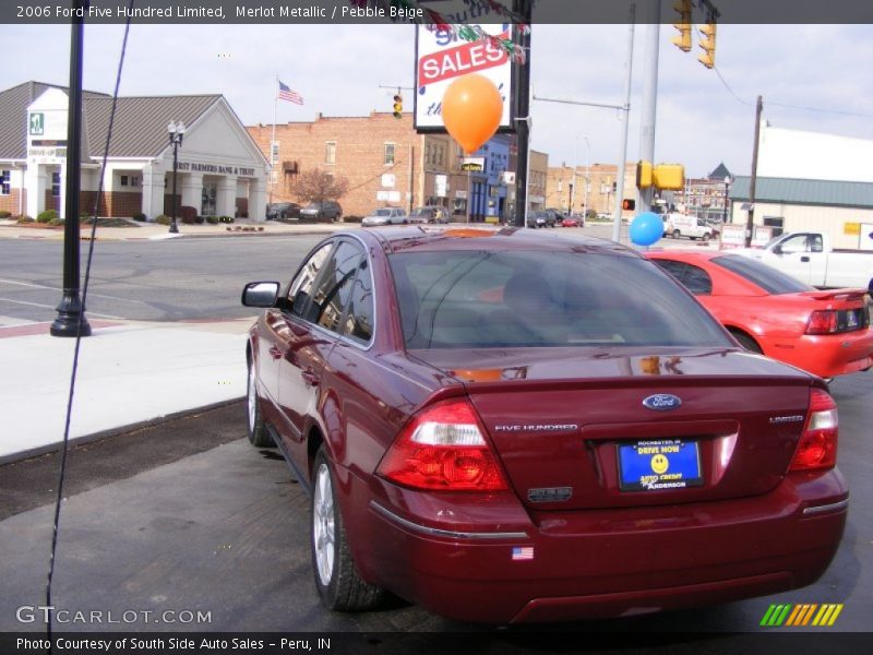 Merlot Metallic / Pebble Beige 2006 Ford Five Hundred Limited