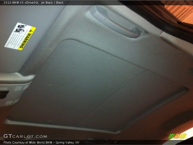 Jet Black / Black 2010 BMW X3 xDrive30i