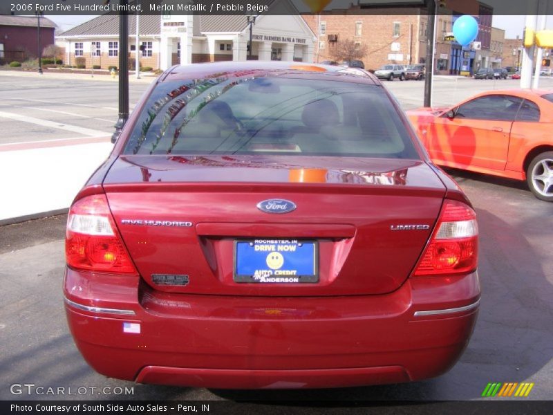 Merlot Metallic / Pebble Beige 2006 Ford Five Hundred Limited