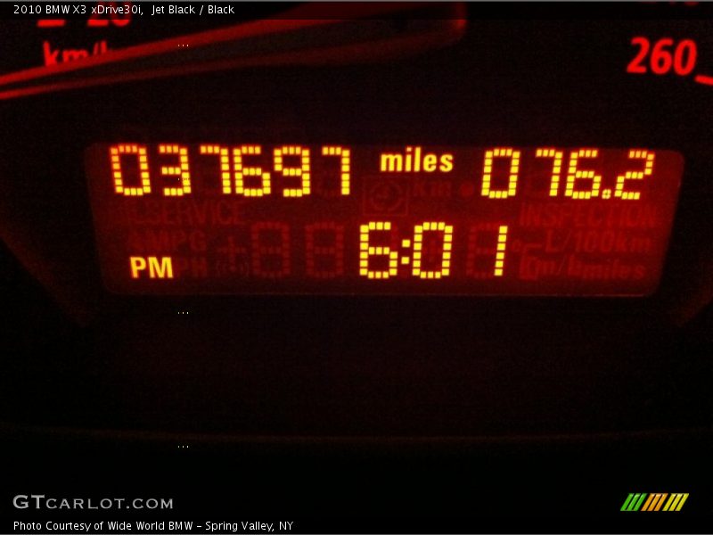 Jet Black / Black 2010 BMW X3 xDrive30i