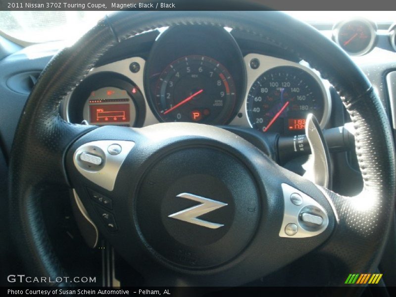 Magnetic Black / Black 2011 Nissan 370Z Touring Coupe