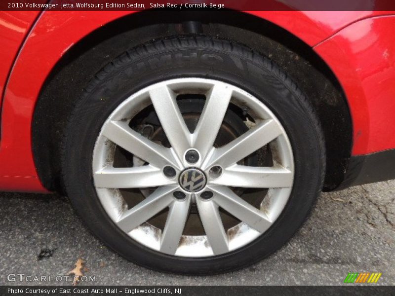 Salsa Red / Cornsilk Beige 2010 Volkswagen Jetta Wolfsburg Edition Sedan