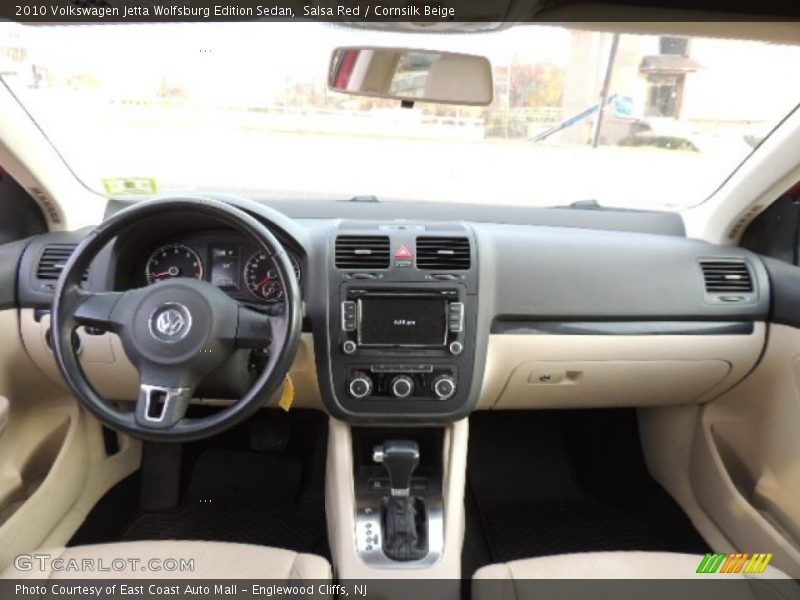 Salsa Red / Cornsilk Beige 2010 Volkswagen Jetta Wolfsburg Edition Sedan