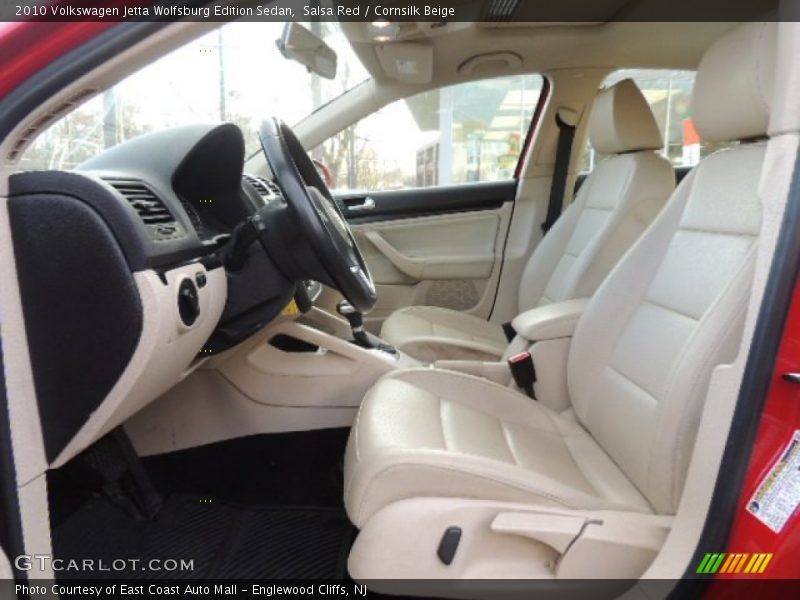 Salsa Red / Cornsilk Beige 2010 Volkswagen Jetta Wolfsburg Edition Sedan