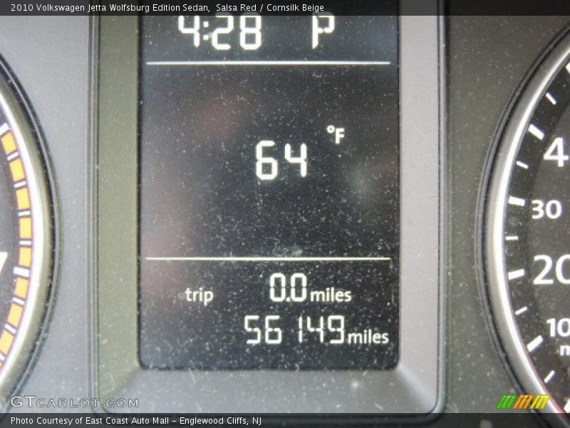 Salsa Red / Cornsilk Beige 2010 Volkswagen Jetta Wolfsburg Edition Sedan