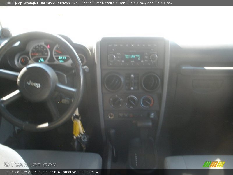 Bright Silver Metallic / Dark Slate Gray/Med Slate Gray 2008 Jeep Wrangler Unlimited Rubicon 4x4
