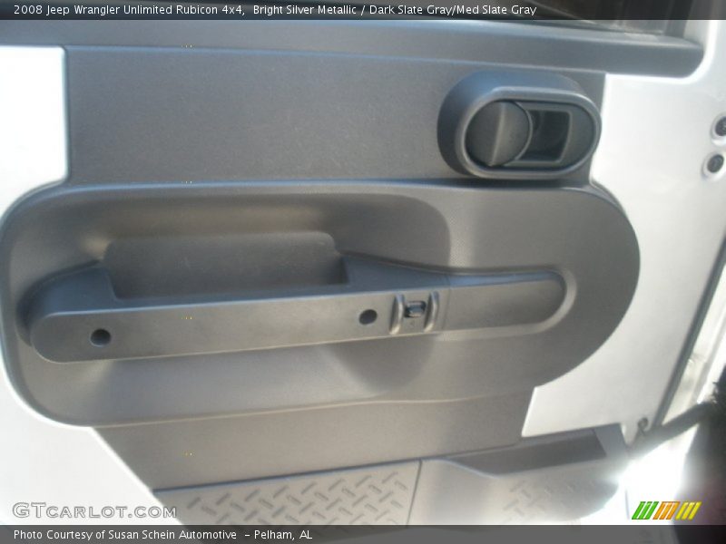 Bright Silver Metallic / Dark Slate Gray/Med Slate Gray 2008 Jeep Wrangler Unlimited Rubicon 4x4