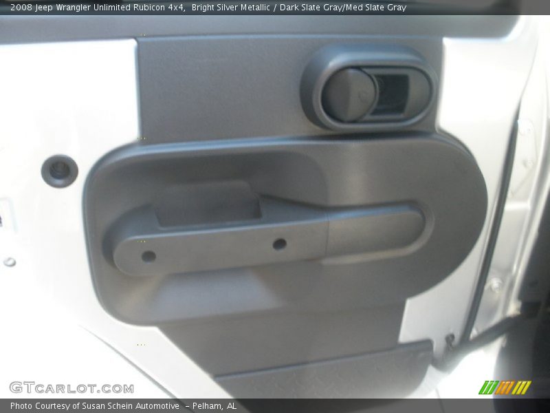 Bright Silver Metallic / Dark Slate Gray/Med Slate Gray 2008 Jeep Wrangler Unlimited Rubicon 4x4