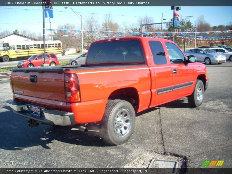 Victory Red / Dark Charcoal 2007 Chevrolet Silverado 1500 Classic LT Extended Cab