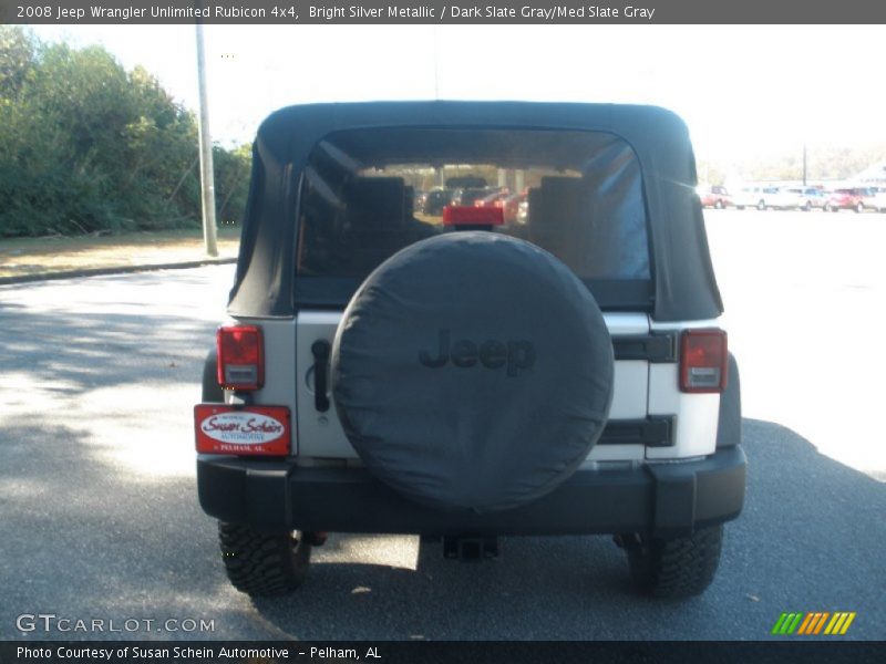 Bright Silver Metallic / Dark Slate Gray/Med Slate Gray 2008 Jeep Wrangler Unlimited Rubicon 4x4