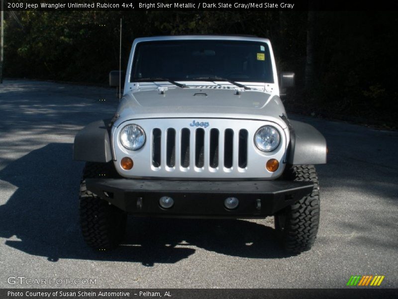 Bright Silver Metallic / Dark Slate Gray/Med Slate Gray 2008 Jeep Wrangler Unlimited Rubicon 4x4