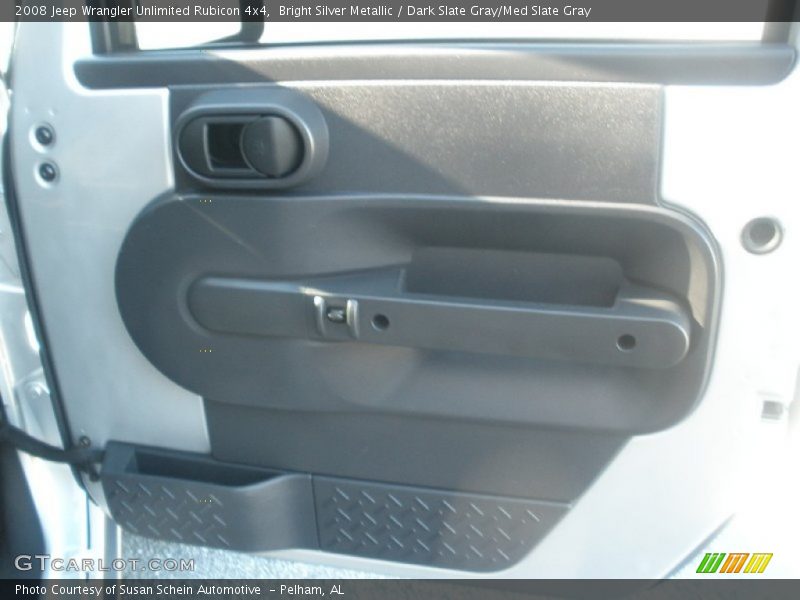 Bright Silver Metallic / Dark Slate Gray/Med Slate Gray 2008 Jeep Wrangler Unlimited Rubicon 4x4