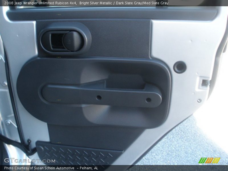Bright Silver Metallic / Dark Slate Gray/Med Slate Gray 2008 Jeep Wrangler Unlimited Rubicon 4x4
